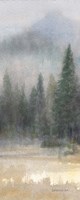 Misty Pines Panel I Fine Art Print