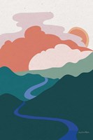 Hills and Valleys I Light v2 Fine Art Print