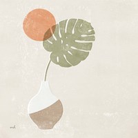 Sun Palm I Sq Fine Art Print