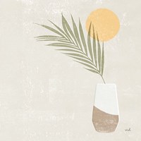 Sun Palm II Sq Fine Art Print