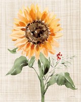 Autumn Ramble III Linen Fine Art Print