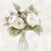 White Peonies Fine Art Print