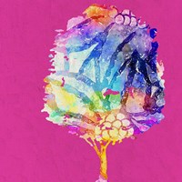 Painted Tree 2 Fine Art Print