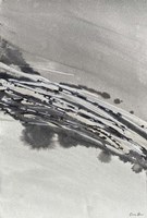 Grey Ice 2 Fine Art Print