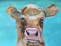 Gazing Cow 1 Fine Art Print