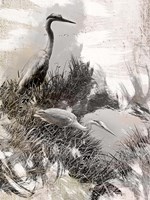 Japanese Herons Fine Art Print