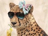 Cool Safari Cat Fine Art Print