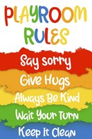 Playroom Rules Fine Art Print