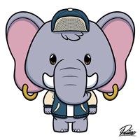 Ethan Elephant Fine Art Print