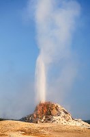 White Dome Geyser Framed Print