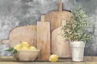 Rustic Kitchen Gray Fine Art Print