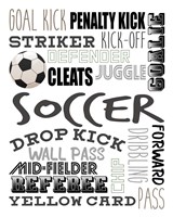 Soccer V2 Fine Art Print