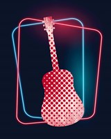 Neon Music 3 Framed Print