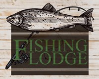 Fishing Lodge Framed Print