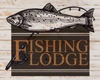 Fishing Lodge V2 Framed Print