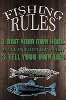 Fishing Rules Fine Art Print