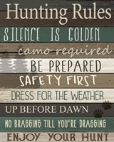 Hunting Rules Fine Art Print