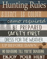 Hunting Rules v2 Fine Art Print