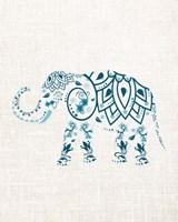 Patterened Elephant Fine Art Print