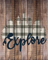 Explore Woods 2 Framed Print