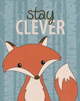 Stay Clever Framed Print