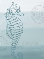 Seaside Card 3 V2 Framed Print