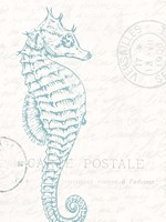 Seaside Card 3 Framed Print