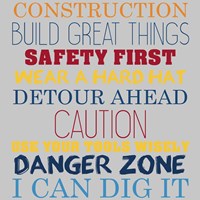 Build Great Things 2 Framed Print