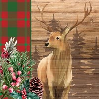 Woodland Christmas Square 1 Framed Print