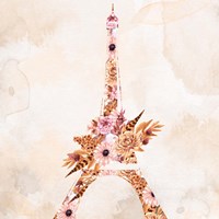 Paris Fall Blooms 1 Fine Art Print