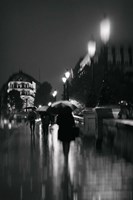 Paris in The Rain Fine Art Print