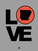 Love Arkansas Fine Art Print