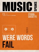 Music Speaks Were Words Fail Fine Art Print
