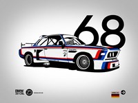 1968 BMW 3.0 CSL Fine Art Print