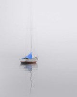 Sailboat; Red, White & Blue Fine Art Print