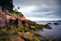 Clouds over Bass Harbor Head Light Fine Art Print