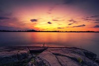 Sunset Over the St. Lawrence River Fine Art Print