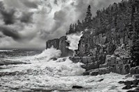 Noreaster at Otter Cliff Fine Art Print