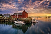 Rockport Harbor at Dawn Fine Art Print