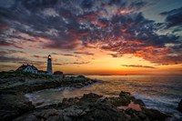 Spring Dawn Portland Head Light Fine Art Print