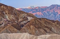 Dawn at Zabriskie Point Fine Art Print