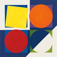 Geo Bright Primary Fine Art Print