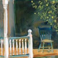 Porch Shadows Fine Art Print