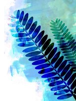 Tropical Leaf Watercolor III Fine Art Print