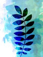 Tropical Zamioculcas Leaf Watercolor Fine Art Print