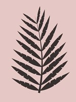 Blush Pink Tropical Leaf II Fine Art Print