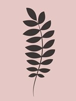 Blush Pink Ampoules Leaf Fine Art Print