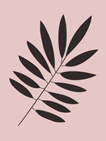 Tropical Blush Pink Leaf I Fine Art Print