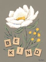 Happy Flower Be Kind Fine Art Print