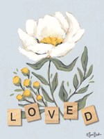 Happy Flower Loved Fine Art Print